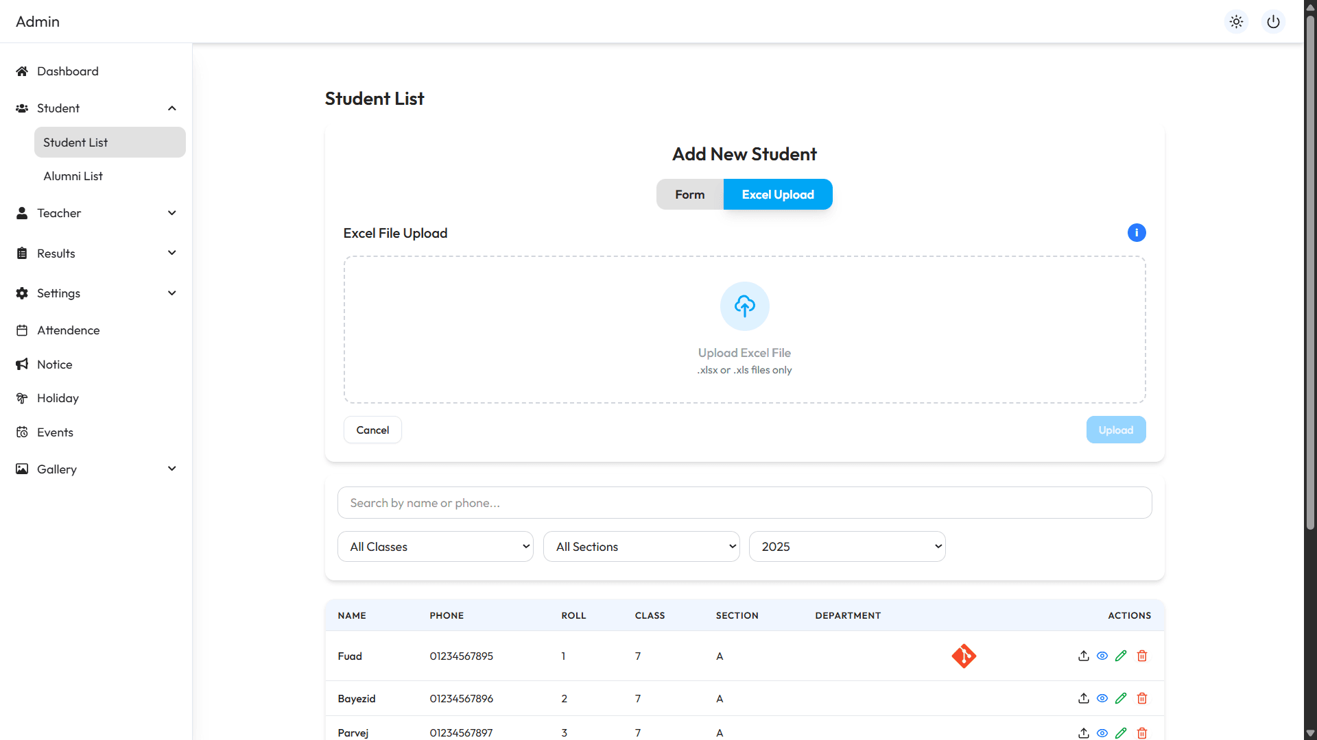 School Management System gallery image 12
