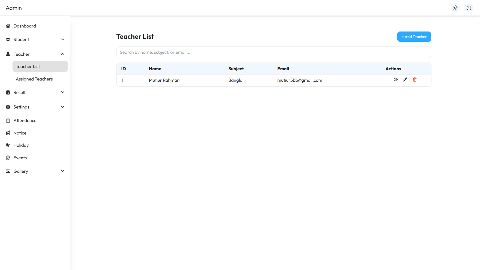 School Management System gallery image 13