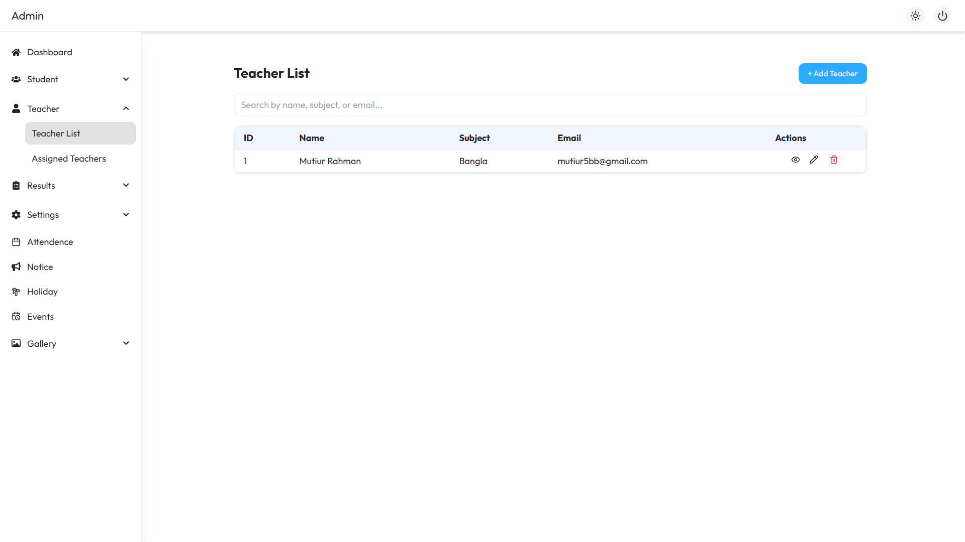 School Management System gallery image 13