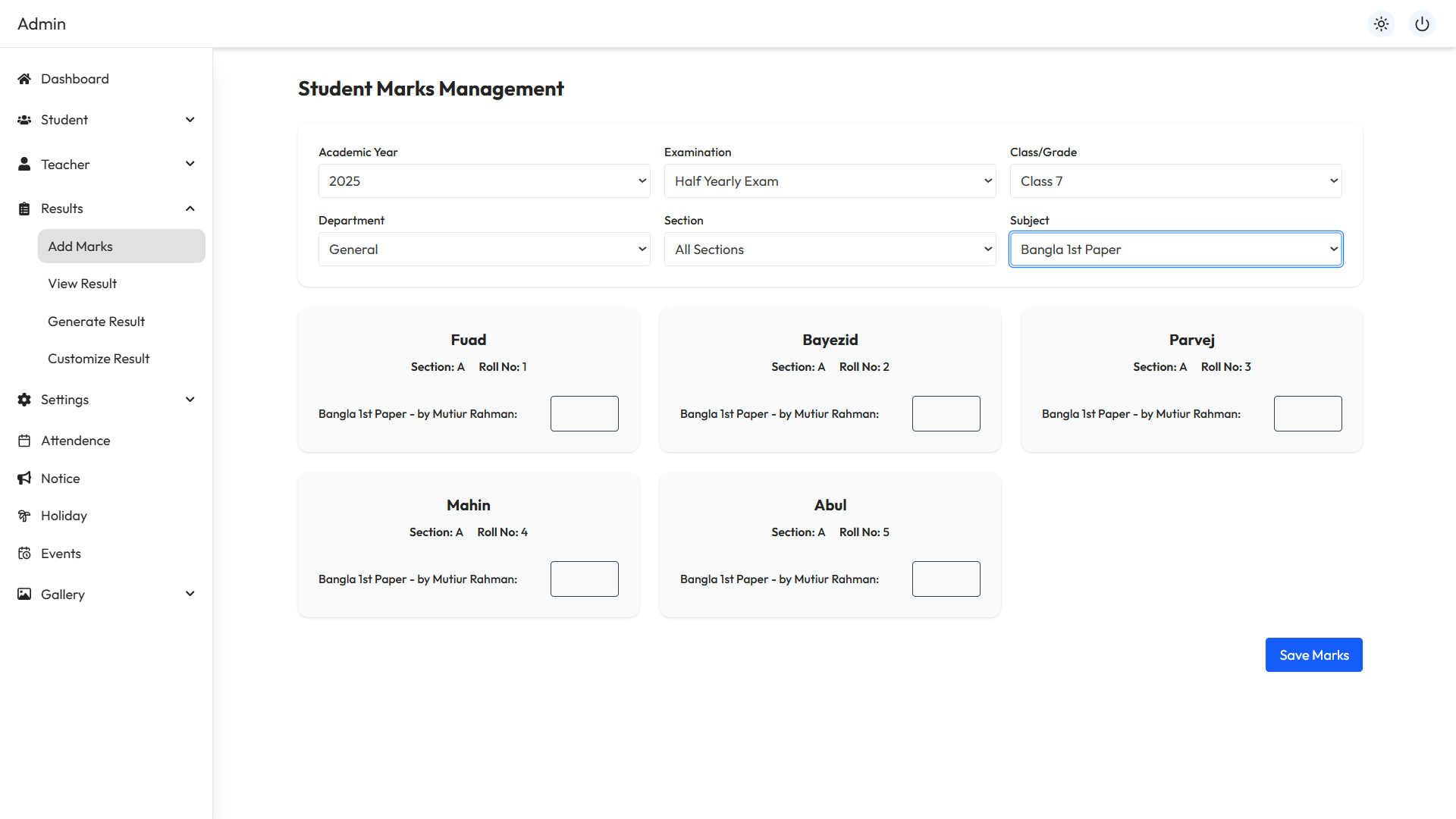 School Management System gallery image 16